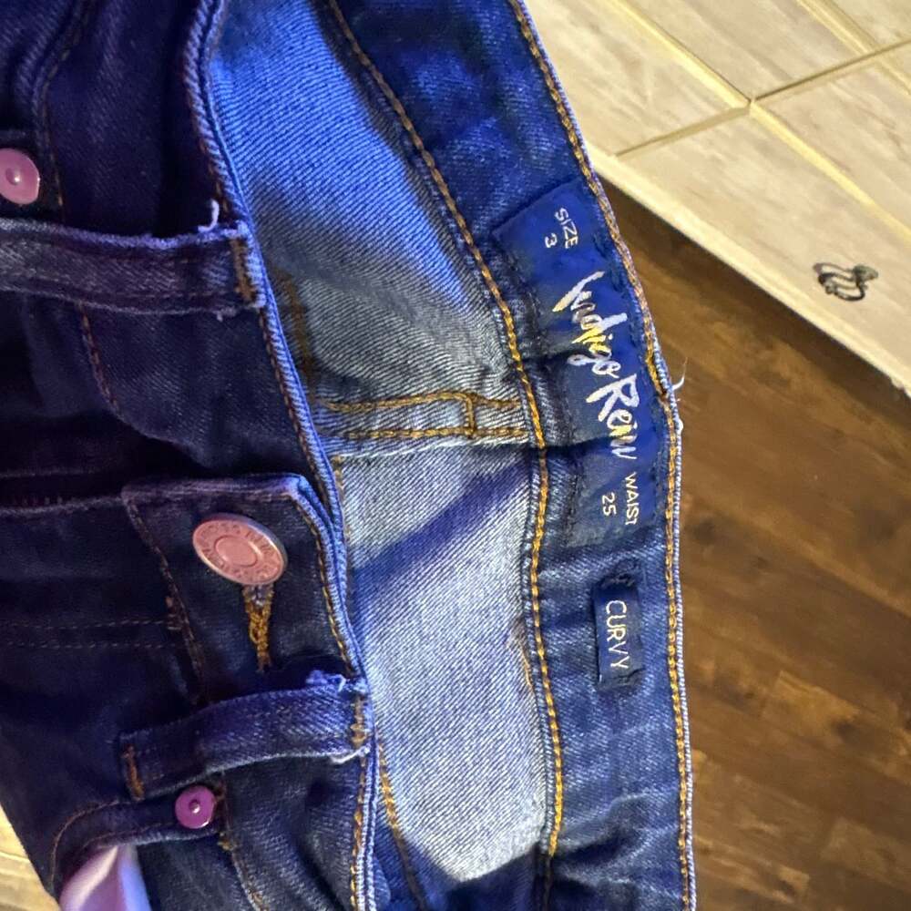 Indigo Rein Curvy High Rise Destressed Skinny Jeans Size 3
